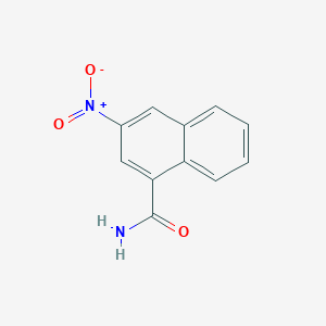 molecular formula C11H8N2O3 B11886539 3-Nitronaphthalene-1-carboxamide CAS No. 88575-35-3