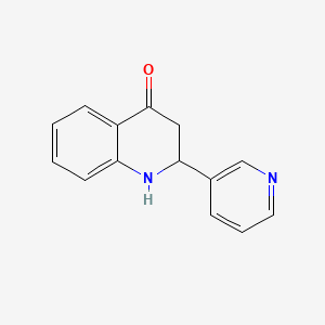 2-(Pyridin-3-yl)-2,3-dihydroquinolin-4(1H)-one