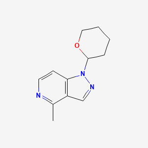 4-Methyl-1-(tetrahydro-2H-pyran-2-yl)-1H-pyrazolo[4,3-c]pyridine