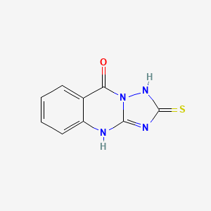 2-Sulfanylidene-2,4-dihydro[1,2,4]triazolo[5,1-b]quinazolin-9(1H)-one