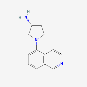 (3R)-1-(Isoquinolin-5-yl)pyrrolidin-3-amine