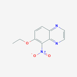 molecular formula C10H9N3O3 B11886753 6-Ethoxy-5-nitroquinoxaline 