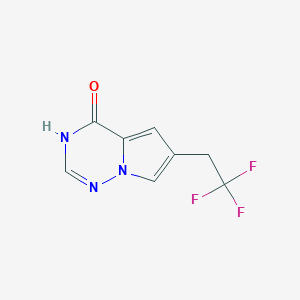 6-(2,2,2-Trifluoroethyl)pyrrolo[2,1-f][1,2,4]triazin-4(3H)-one