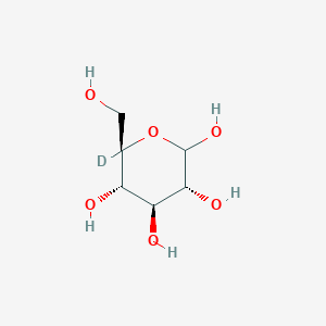 molecular formula C6H12O6 B118869 (3R,4S,5S,6R)-6-Deuterio-6-(hydroxymethyl)oxane-2,3,4,5-tetrol CAS No. 136864-16-9