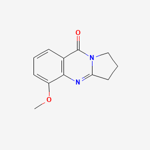 molecular formula C12H12N2O2 B11886924 5-methoxy-2,3-dihydropyrrolo[2,1-b]quinazolin-9(1H)-one 