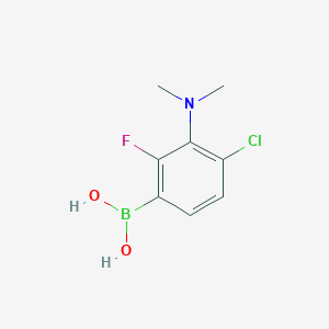 (4-Chloro-3-(dimethylamino)-2-fluorophenyl)boronic acid