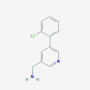 (5-(2-Chlorophenyl)pyridin-3-yl)methanamine