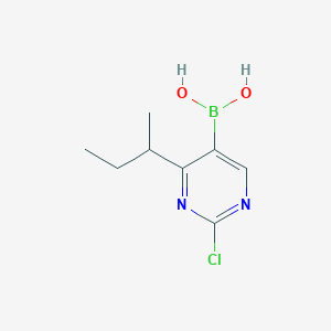 (4-(sec-Butyl)-2-chloropyrimidin-5-yl)boronic acid