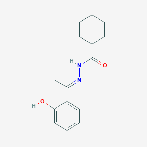 N'-[1-(2-hydroxyphenyl)ethylidene]cyclohexanecarbohydrazide
