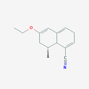 (8R)-6-Ethoxy-8-methyl-3,7,8,8a-tetrahydronaphthalene-1-carbonitrile