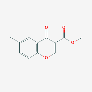 molecular formula C12H10O4 B11887121 methyl 6-methyl-4-oxo-4H-chromene-3-carboxylate CAS No. 175353-69-2