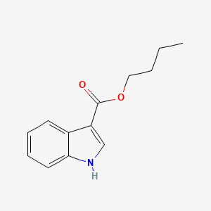 molecular formula C13H15NO2 B11887150 Butyl 1H-indole-3-carboxylate CAS No. 61698-93-9