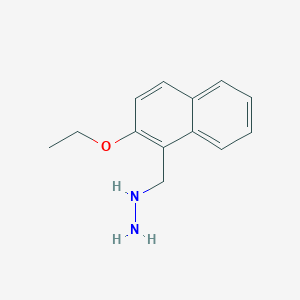 ((2-Ethoxynaphthalen-1-yl)methyl)hydrazine