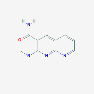 2-(Dimethylamino)-1,8-naphthyridine-3-carboxamide