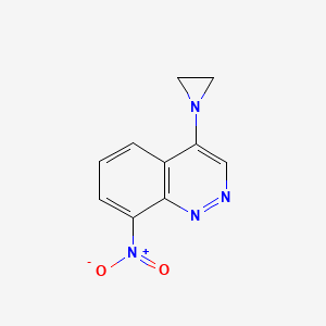 4-(Aziridin-1-yl)-8-nitrocinnoline