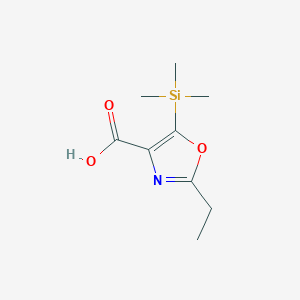 2-Ethyl-5-(trimethylsilyl)oxazole-4-carboxylic acid