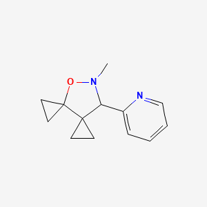 8-Methyl-9-(2-pyridinyl)-7-oxa-8-azadispiro[2.0.2.3]nonane