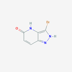 molecular formula C6H4BrN3O B11887491 3-Bromo-1H-pyrazolo[4,3-b]pyridin-5(4H)-one CAS No. 52090-81-0