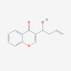 3-(1-Hydroxybut-3-en-1-yl)-4H-chromen-4-one