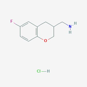 (6-Fluorochroman-3-yl)methanamine hydrochloride