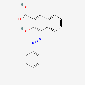 3-Hydroxy-4-[(4-methylphenyl)diazenyl]-2-naphthoic acid