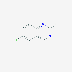 molecular formula C9H6Cl2N2 B11887554 2,6-Dichloro-4-methylquinazoline CAS No. 1260798-81-9