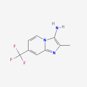 2-Methyl-7-(trifluoromethyl)imidazo[1,2-a]pyridin-3-amine