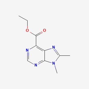 Ethyl 8,9-dimethyl-9H-purine-6-carboxylate