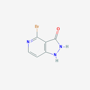 molecular formula C6H4BrN3O B11887616 4-Bromo-1H-pyrazolo[4,3-c]pyridin-3-ol 