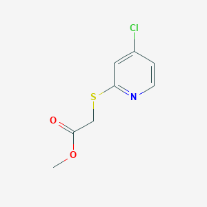 Methyl 2-((4-chloropyridin-2-yl)thio)acetate