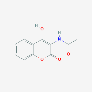 N-(4-hydroxy-2-oxo-2H-chromen-3-yl)acetamide