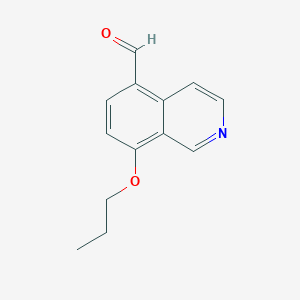 5-Isoquinolinecarboxaldehyde, 8-propoxy-