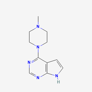 4-(4-Methylpiperazin-1-yl)-1H-pyrrolo[2,3-d]pyrimidine