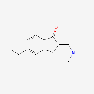 2-((Dimethylamino)methyl)-5-ethyl-2,3-dihydro-1H-inden-1-one