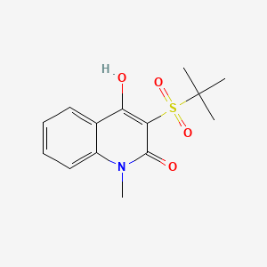 3-(tert-butylsulfonyl)-4-hydroxy-1-methyl-2(1H)-quinolinone