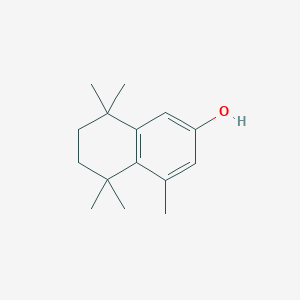 molecular formula C15H22O B11888184 4,5,5,8,8-Pentamethyl-5,6,7,8-tetrahydronaphthalen-2-ol CAS No. 22825-16-7