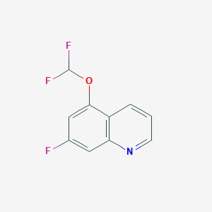 5-(Difluoromethoxy)-7-fluoroquinoline