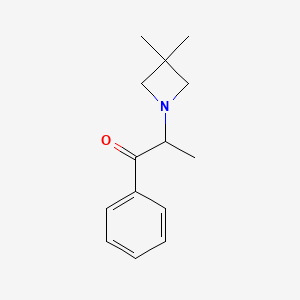 2-(3,3-Dimethylazetidin-1-yl)-1-phenylpropan-1-one