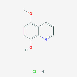 molecular formula C10H10ClNO2 B11888517 5-Methoxyquinolin-8-ol hydrochloride CAS No. 57334-58-4