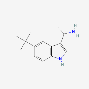 1-(5-(tert-Butyl)-1H-indol-3-yl)ethanamine