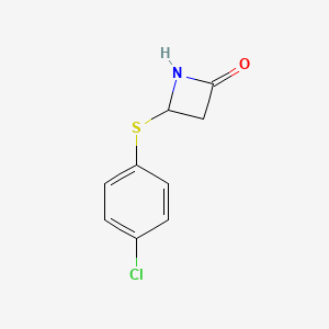 4-[(4-Chlorophenyl)sulfanyl]azetidin-2-one