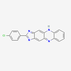 2-(4-chlorophenyl)-1H-imidazo[4,5-b]phenazine