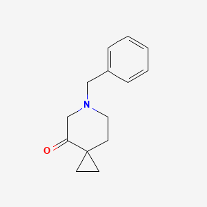 molecular formula C14H17NO B11888641 6-Benzyl-6-azaspiro[2.5]octan-4-one 