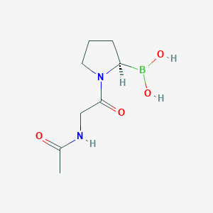 (R)-(1-(2-Acetamidoacetyl)pyrrolidin-2-yl)boronic acid