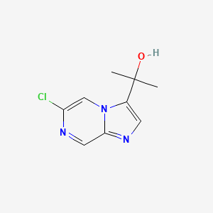 2-(6-Chloroimidazo[1,2-a]pyrazin-3-yl)propan-2-ol