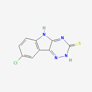 8-chloro-5H-[1,2,4]triazino[5,6-b]indole-3-thiol