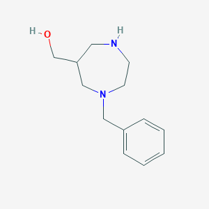 molecular formula C13H20N2O B11888770 (1-Benzyl-1,4-diazepan-6-yl)methanol 