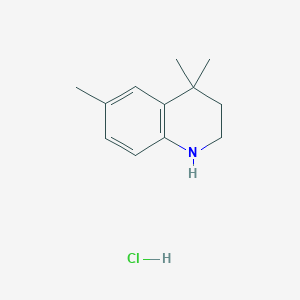 4,4,6-Trimethyl-1,2,3,4-tetrahydroquinoline hydrochloride