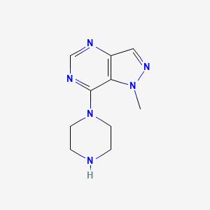 1-Methyl-7-(piperazin-1-yl)-1H-pyrazolo[4,3-d]pyrimidine