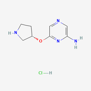 (S)-6-(Pyrrolidin-3-yloxy)pyrazin-2-amine hydrochloride